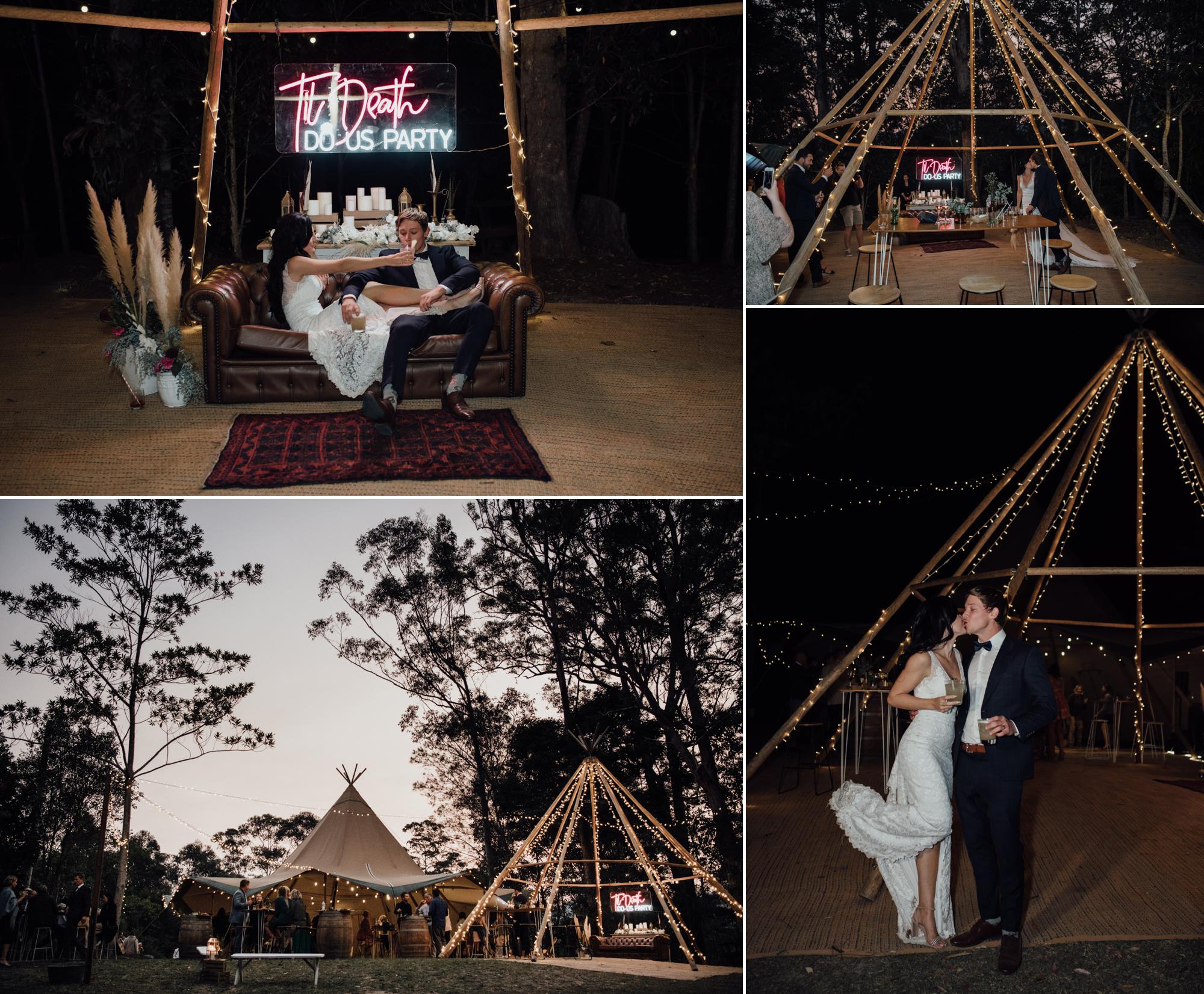 DIY Tipi Wedding